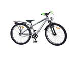 Kinderfahrrad Cross für Jungen 24 Zoll Kinderrad in Dunkelgrau