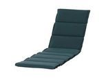 Liegenauflage SIENA GARDEN "Stella", blau (petrol), B:58cm H:6cm T:200cm, Olefin (Polypropylen), Polsterauflagen, B/T: 58x200 cm