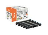 Peach B247 5 Toner XL (2*bk, c/m/y) ersetzt Brother TN-247 für z.B. Brother DCPL 3550 CDW, Brother MFCL 3730 CDN, Brother HLL 3270 CDW (wiederaufbereitet)
