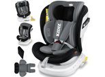 KIDIZ® Kindersitz Autositz Kinderautositz Baby Isofix Top Tether 360° drehbar i-Size Gruppe 0/1/2/3 ab Geburt -12 Jahre + Sonnenschutzdach Seitenschutz 5 Punkt Gurt Kopfstützenverstellung ECE R129