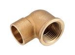 Rotguss-Löt-Winkel 90° - 15 mm - 1/2'' IG - mit DVGW-Zulassung