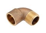 Rotguss-Löt-Winkel 90° - 18 mm - 3/4'' AG - mit DVGW-Zulassung