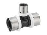 Pressfitting-T-Stück PPSU - Mittelabgang reduziert - 32 x 3,0 - 20 x 2,0 - 32 x 3,0 mm für MV-Rohr