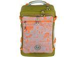 kattbjørn Explorer Schulrucksack grün/orange