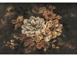 Fototapete ARCHITECTS PAPER "Atelier 47 Flowers Artwork 2", orange (beige, weiß, orange), B:4m L:2,7m, Vlies, Tapeten, Fototapete Blumen Vintage Flowers