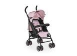 Moni Kinderwagen, Buggy Jerry, Sonnendach, schwenkbare Vorderräder, EVA-Räder rosa schwarz