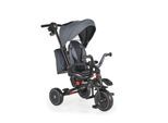 Byox Dreirad Tricycle Pluto, faltbar, EVA-Reifen, Schiebestange, Sitz drehbar grau