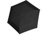 doppler Carbonsteel Mini Slim Royal Manual Taschenschirm Schwarz mit Raute-Muster
