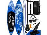 KESSER® Aufblasbares SUP Board Set Stand Up Paddle Board Premium Surfboard Wassersport 6 Zoll Dick Komplettes Zubehör 130kg