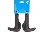 M-Wave Cloud Ergomax Fix BE Fahrradgriffe Lenkergriffe Fahrrad 140 mm Fahrrad Griffe Set ergonomisch