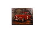 Harms Import & Vertriebs GmbH & Co. KG - 3D Metallbild rotes Auto