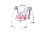 Chipolino Babywippe elektrisch Moonlight Musikfunktion, Fernbedienung, klappbar rosa
