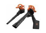 Laubbläser, Laubsauger BLACK+DECKER BEBLV260, 3 in 1