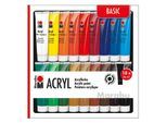 Marabu Acrylfarben, 18x 36 ml