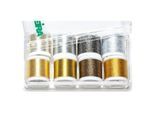 MADEIRA Stickgarn Metallic "Gold und Silber", Inhalt: 8 Spulen
