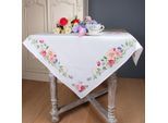 Stickmitteldecke "Blumenstrauß"