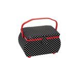 Prym Nähkästchen "Polka Dots", Größe: 32 x 20,5 x 20 cm
