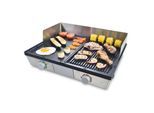 Solis Tischgrill 2 Heizsysteme 2200 W, Grillplatte spülmaschienenfest