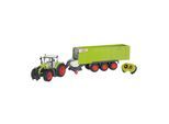 Claas ferngesteuerter Traktor Axion 870 + Anhänger Cargos 9600 (Maßstab 1:16) Trecker Trekker