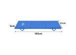 Sportmatte Premium Tri-Folding Thick Gymnastic Mat & Home Sports