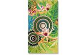 hip Strandtuch »Yissa«, (1 St., Strandtuch 100 x 180 cm), Baumwolle, Velours, 100x180, Weich, Strand, Erwachsen, Mandala, Grün