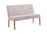 home24 Sitzbank , Buchefarben, Altrosa , Holz, Textil , Buche , massiv , 140x92x66 cm , Fsc , Esszimmer, Bänke, Sitzbänke, Polsterbänke