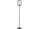 Stehleuchte Tosh Braun/Schwarz max. 52 Watt