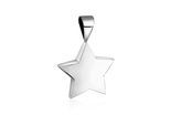 Kettenanhänger NENALINA "Stern Star Astro Basic Trend Symbol 925 Silber", silber, Schmuckanhänger, Damen, onesize, ohne Stein, Silber 925 (Sterlingsilber), Kettenanhänger