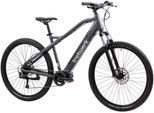 E-Bike TRETWERK "Commander" Gr. 51, grau (anthrazit), E-Bikes, 51cm, 29 Zoll (73,66cm), Pedelec, Elektrofahrrad für Damen u. Herren, MTB
