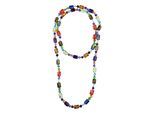 Lange Kette "Mailand", Damen, Gr. onesize, Glas, bunt (multi), COLLEZIONE ALESSANDRO, Basic, Halsketten, mit Glasperlen