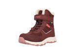 Stiefel ZIGZAG "Balful", Mädchen, Gr. 24, rot (dunkelrot), Kunstfaser, Lederimitat, Schuhe Stiefel, mit Verstärkungen und Schnellschnürsystem