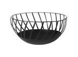Ambia Home Dekoschale , Schwarz , Metall , Uni , oval , 16 cm , Bsci , handgemacht , Dekoration, Dekoschalen