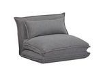 Mid.you Schlafsessel , Grau , Textil , 85.5x59x67 cm , Liegefunktion , Wohnzimmer, Sofas & Couches, Schlafsofas, Schlafsessel