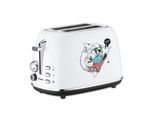 TRISA Toaster "Street Art", weiss (weiß), B:28cm H:18cm T:18cm, Toaster, Toaster