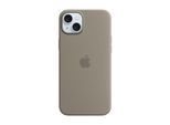 Apple Smartphone Silikon Case mit MagSafe, iPhone 15 Plus, Tonbraun