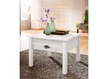 Home affaire Couchtisch »Laura, TOPSELLER!«, (Couchtisch, Wohnzimmertisch), 60/60 cm, mit einer Schublade, zusätzlicher Stauraum