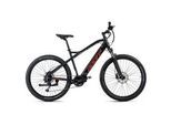 E-Bike ADORE "XPOSE" Gr. 51, schwarz, E-Bikes, 51cm, 27,5 Zoll (69,85cm), Pedelec, Elektrofahrrad für Damen u. Herren, MTB