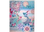 hip Plaid »Ganesha«, Sehr Weich, Kuscheldecke, Wohndecke, 130x160 cm, Wendeoptik, Vogel