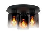 Deckenleuchte Estelle in Schwarz max. 25 Watt Deckenlampe