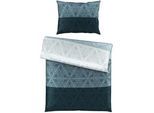 Esposa Bettwäsche , Blau , Textil , Streifen , 140x200 cm , Textiles Vertrauen - Oeko-Tex® , 100% feinster Baumwollsatin mit Seiden-Finish, weiche und anschmiegsame Oberfläche , Heimtextilien, Bettwäsche & Leintücher, Bettwäsche, Satin-Bettwäsche
