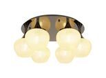 Deckenleuchte Maxy Klar/Schwarz max. 40 Watt Deckenlampe