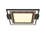 LED-Deckenleuchte Gabaldo Opal/Schwarz max. 36 Watt Deckenlampe