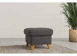 Polsterhocker HOME AFFAIRE "Trelleborg", grau (fango), B:58cm H:48cm T:58cm, 100% Polyester, Hocker, Polsterhocker, passend zur Serie "Trelleborg", incl. Stauraum