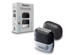 Elektrorasierer PANASONIC "ES-CM3BKS503", silber (schwarz, silber), ElektrorasiererB:6,7cm H:7,5cm T:3,1cm, Kunststoff, Edelstahl, Kompakt, 3 Edelstahlklingen, USB-Laden (Typ-C), Touch Control, B:6,7cm H:7,5cm T:3,1cm