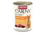 animonda Carny Nassfutter Katze Kitten Geflügel und Rind 24x400 g