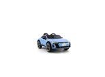 Es-Toys Kinder Elektroauto Audi E-Tron GT, EVA-Reifen, Softstart, Stoßdämpfer blau