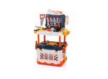 Chipolino 4 in 1 Kinder-Werkbank, 90-teiliges Spielwerkzeugset, Lichteffekte bunt