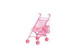 Chipolino Puppen-Zubehör-Set 3in1 Trixy Buggy Hochstuhl Tasche Laufstall faltbar rosa Sterne