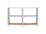 Simonrack Regal OFFICLICK 8425437127366 weiß, braun 160,0 x 30,0 x 100,0 cm