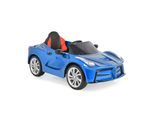 Moni Kinder Elektroauto Liberty, Fernbedienung EVA-Reifen Rücklichter Gurt MP3 blau